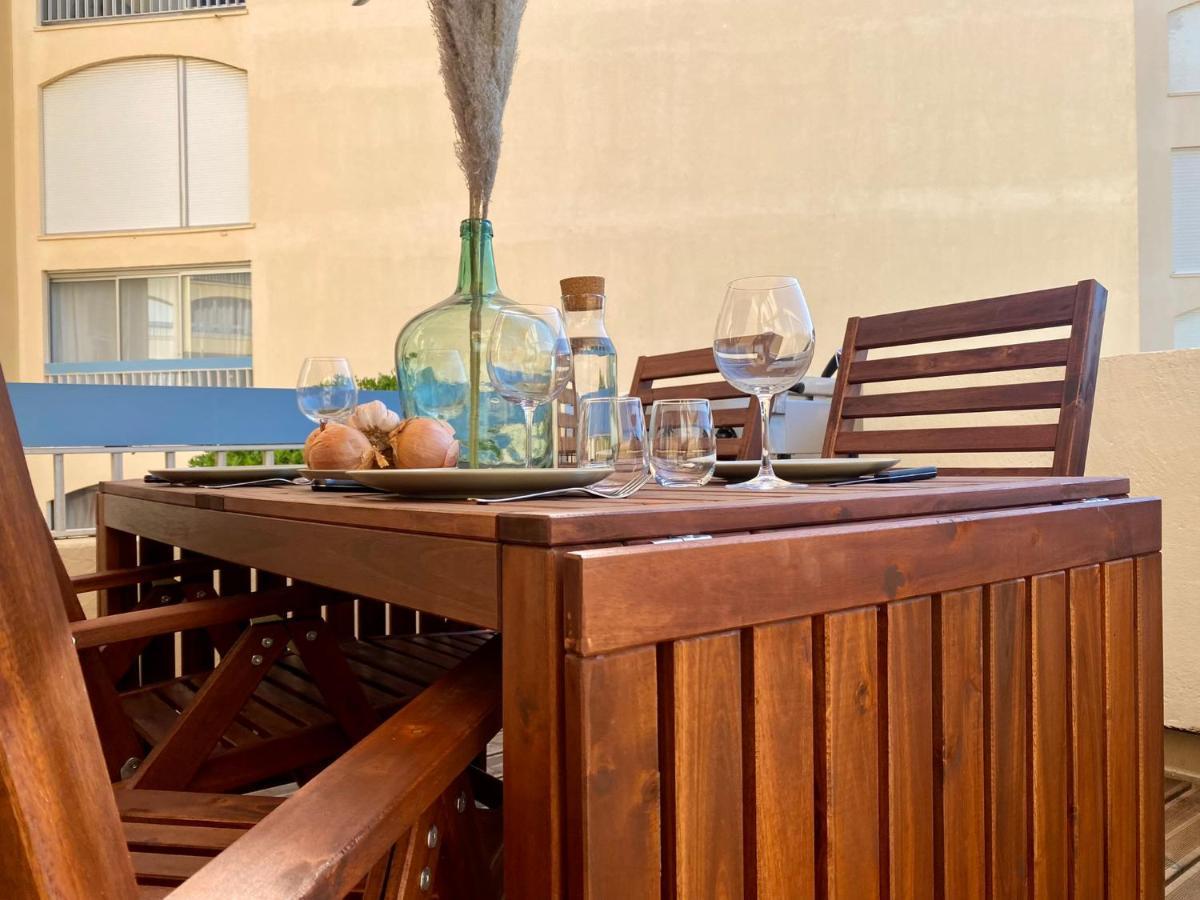 Terrasse Vue Mer 2 Pieces A Leucate Avec Piscine Daire Dış mekan fotoğraf